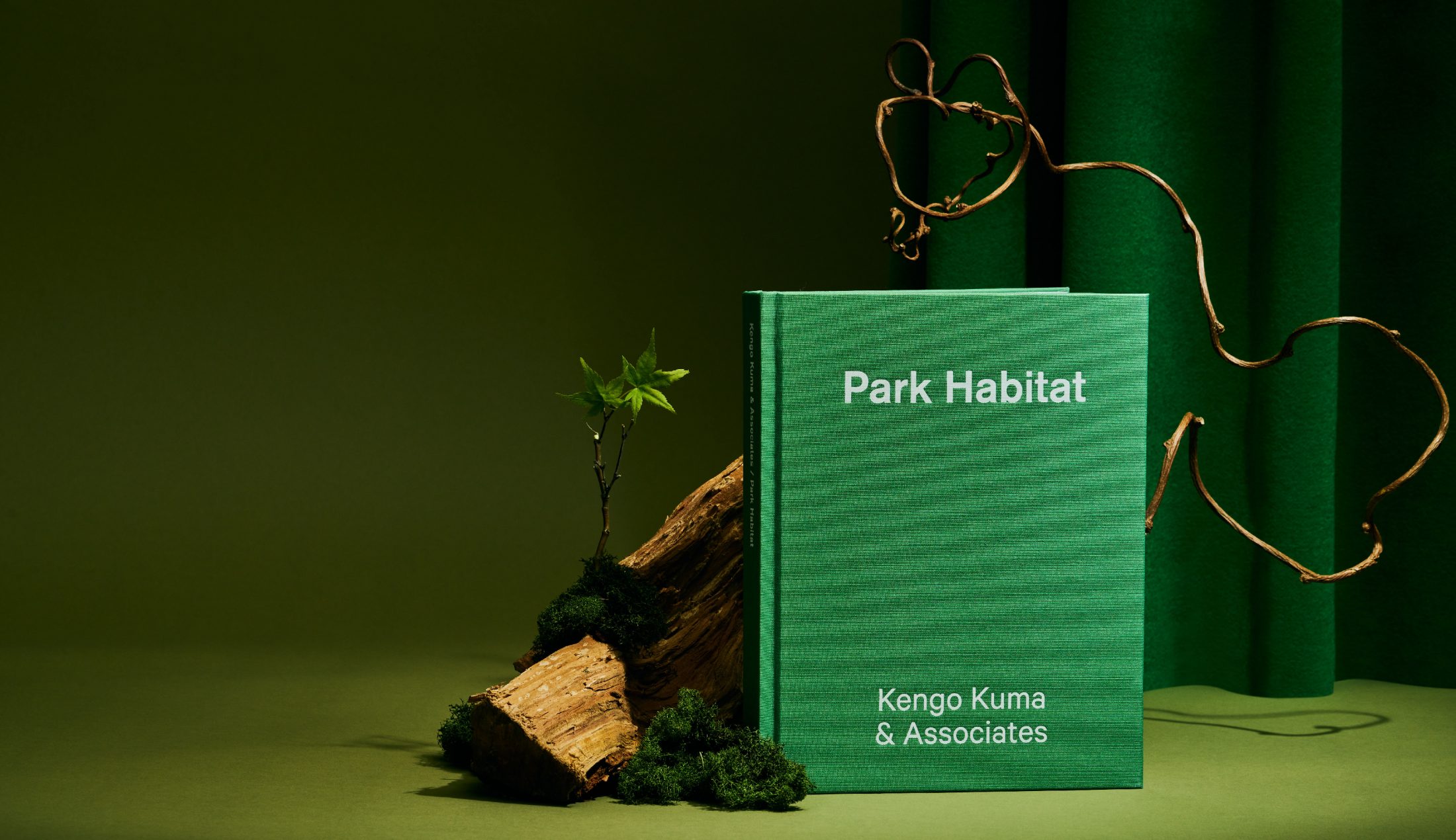 Publication design for Kengo Kuma, Park Habitat, San Jose.