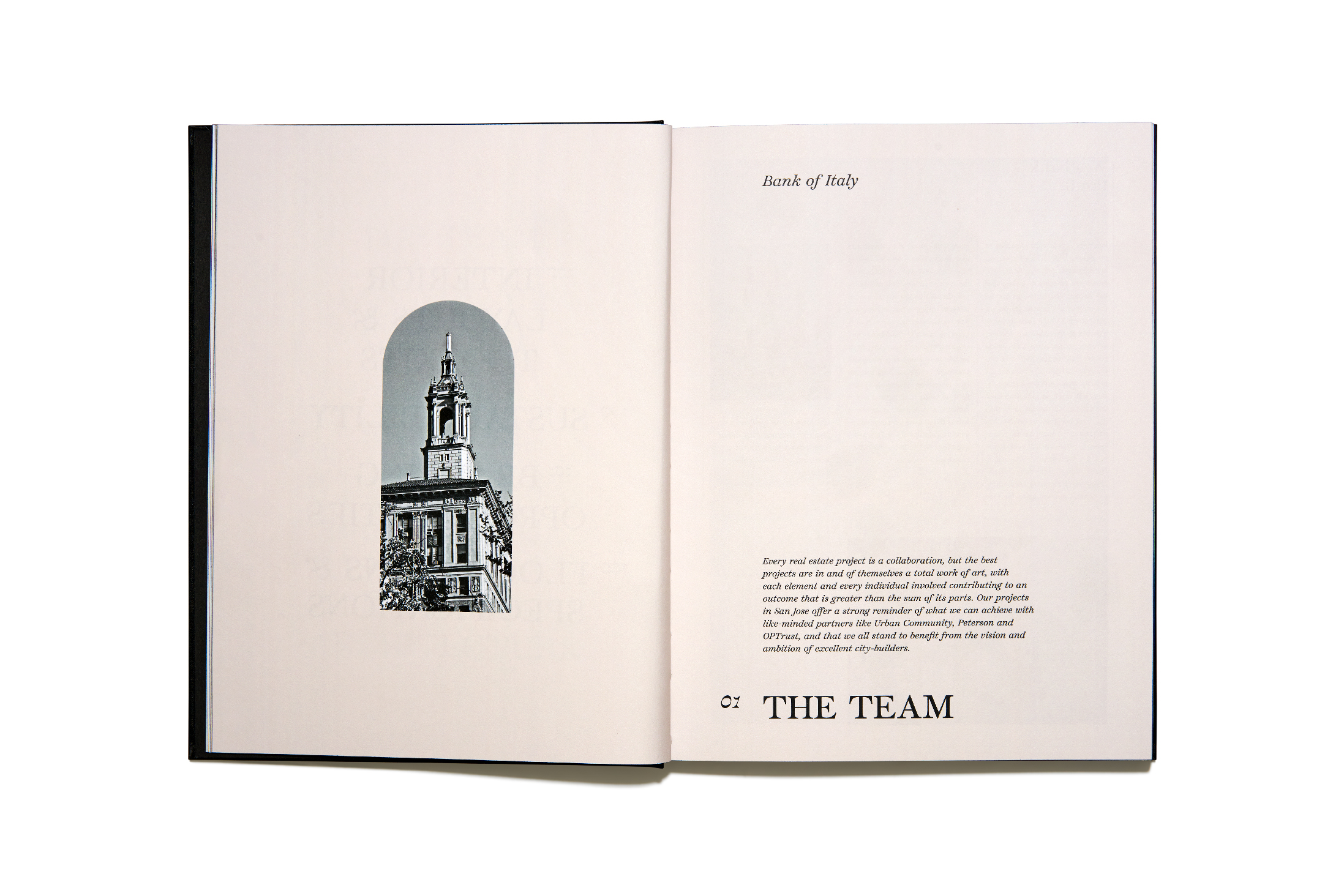 Book design for Bjarke Ingel's Bank of Italy.