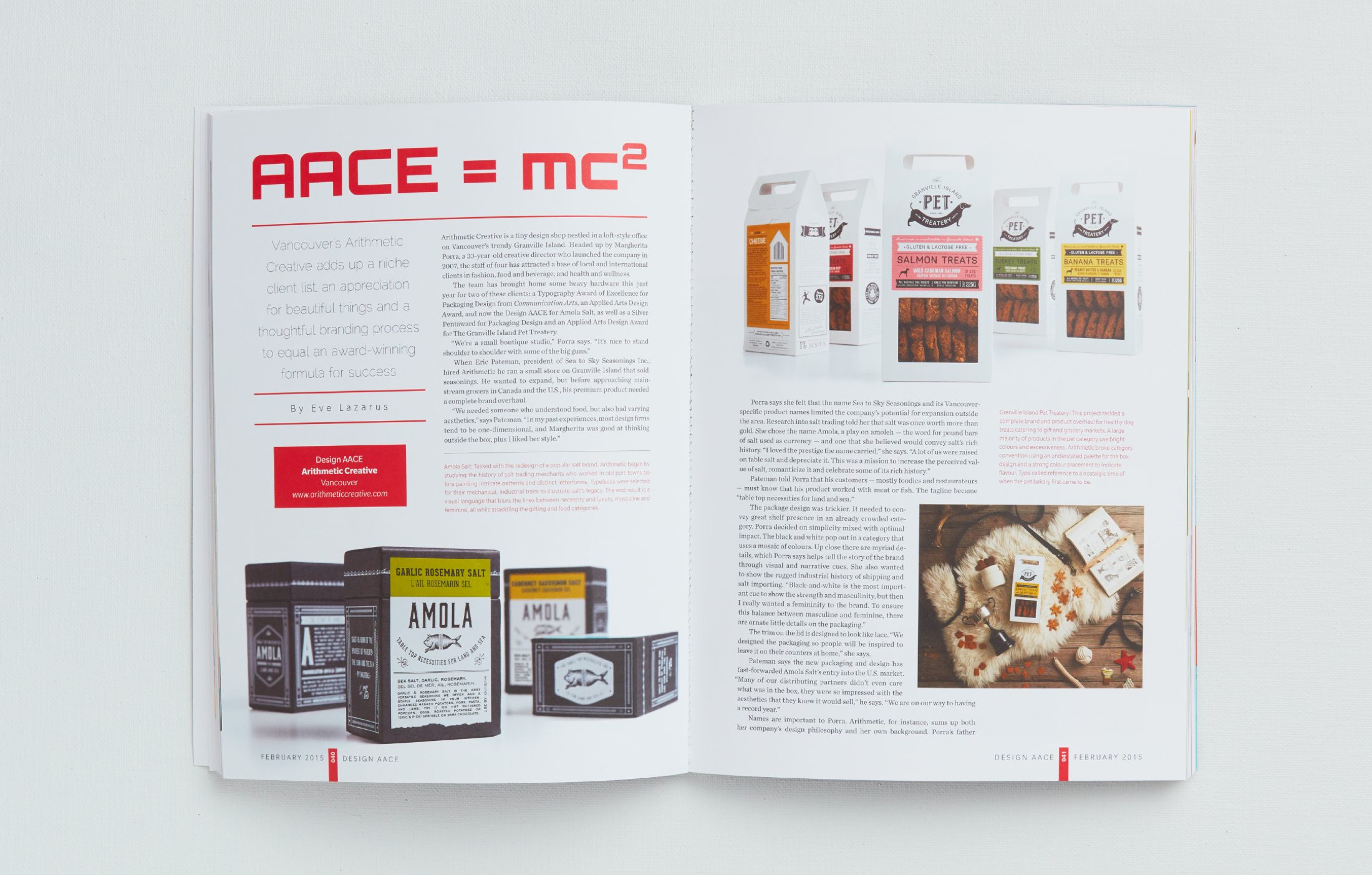 Applied Arts 153 featuring arithmetic profile, branding and packaging design.