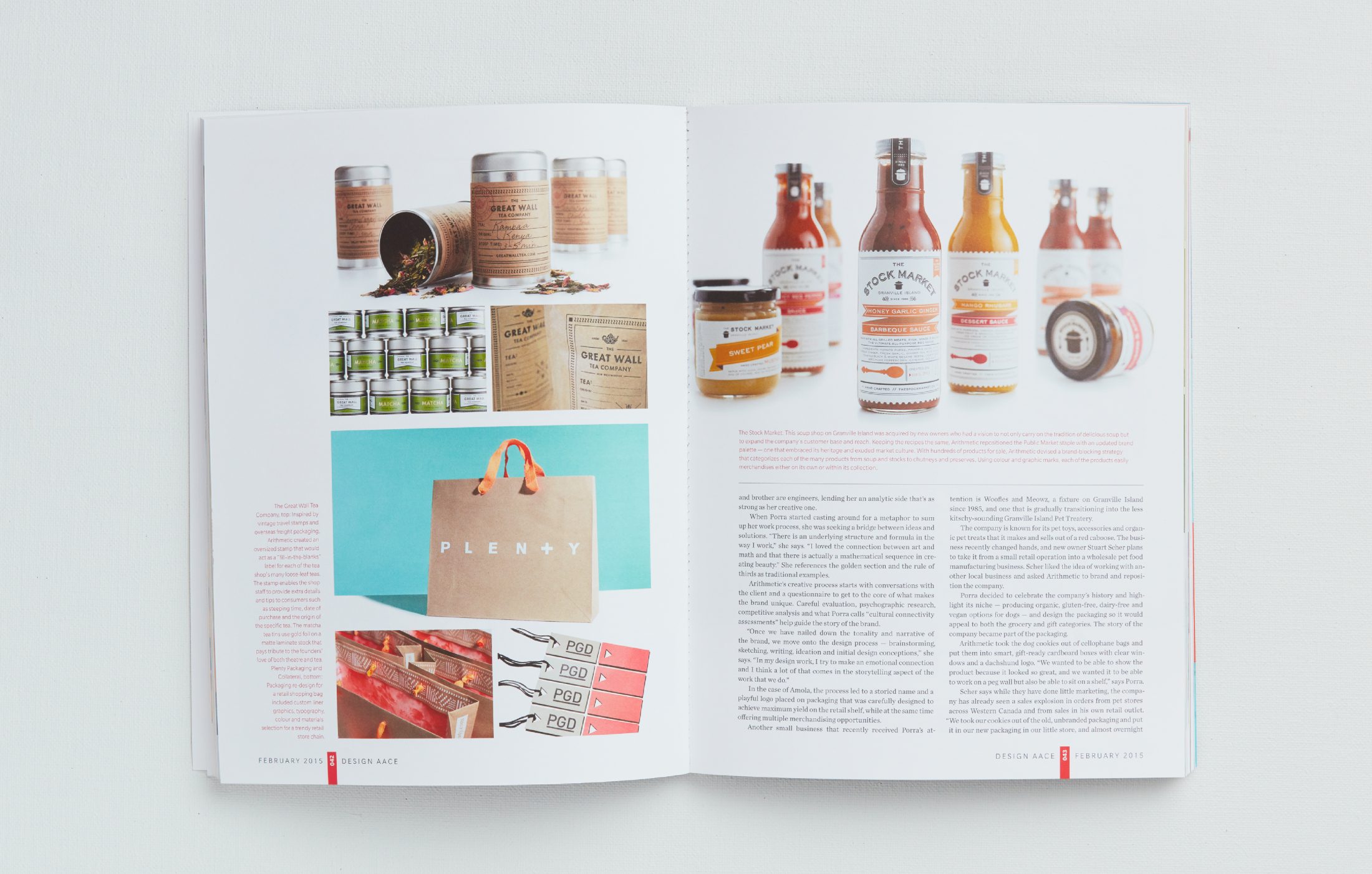 Applied Arts 153 featuring an arithmetic profile, branding and packaging design.