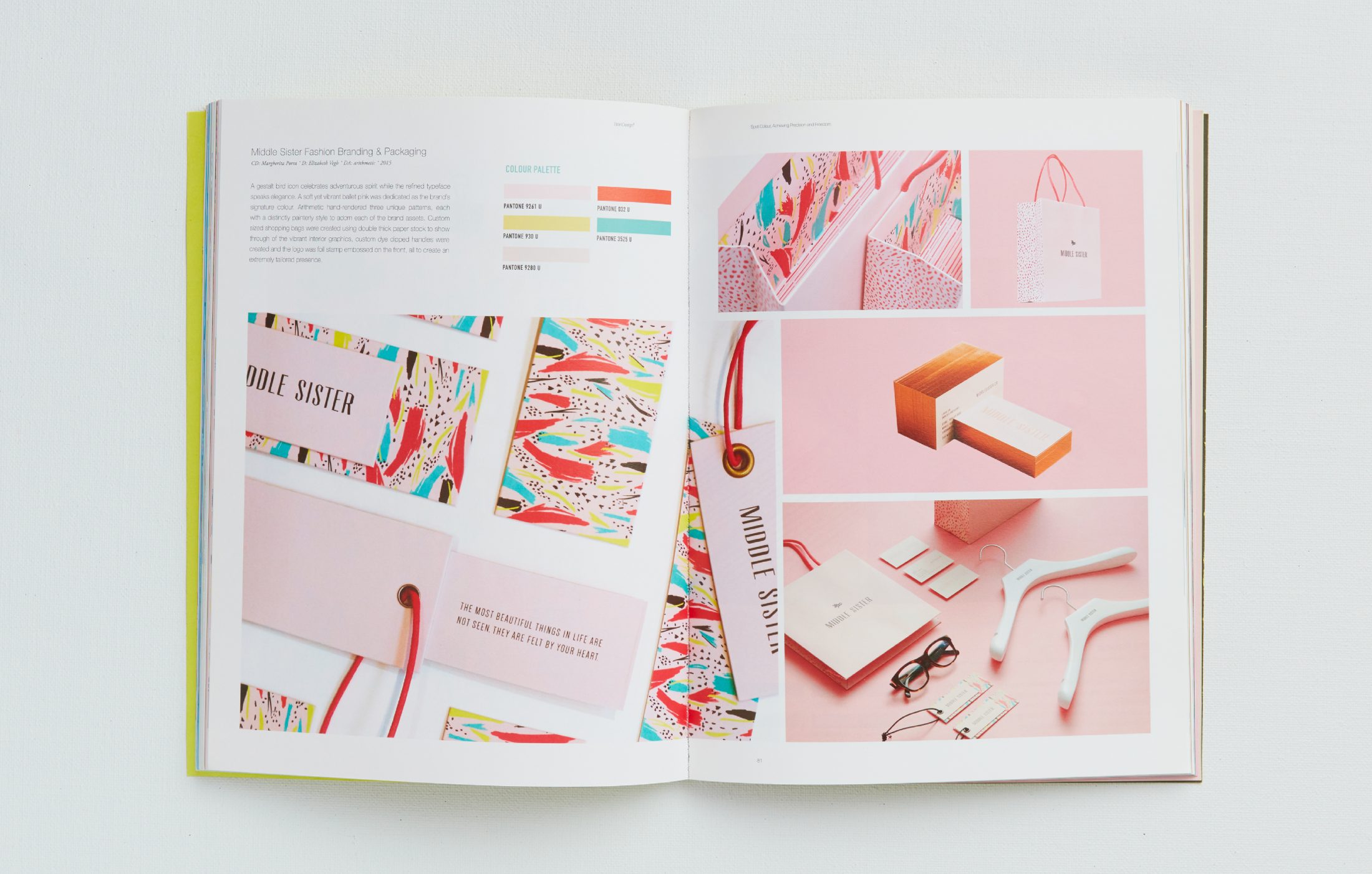 Brand Magazine 30 featuring branding design for fashion boutique Middle Sister.