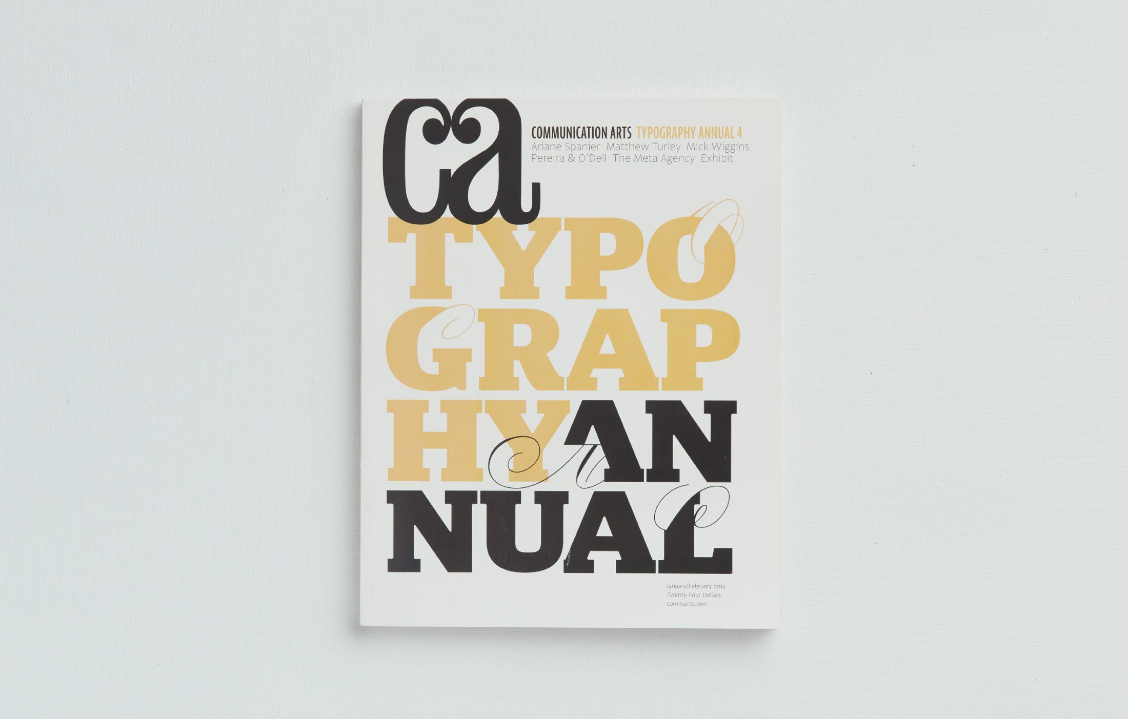 Communication Arts Typography Annual 14 featuring arithmetic branding and packaging design.