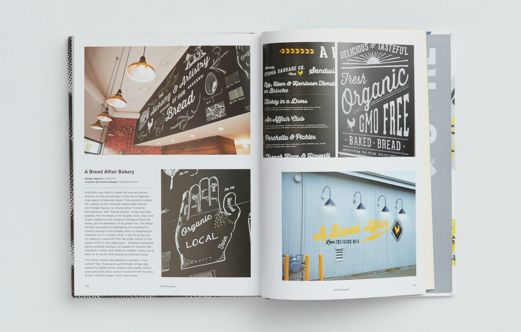 Typography: Exploring the Limits featuring A Bread Affair, arithmetic branding and packaging design.