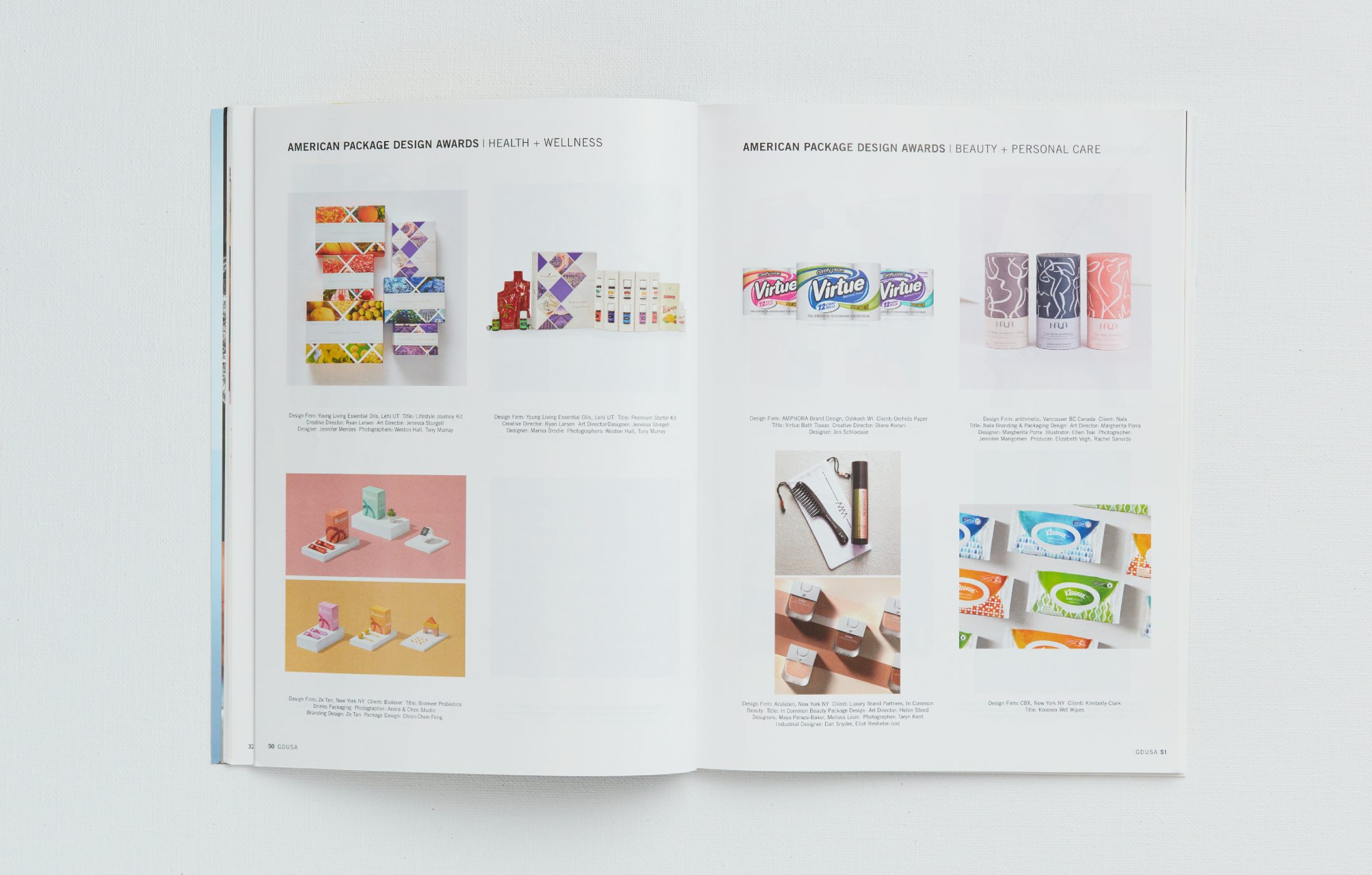 GD USA April 19 Magazine featuring branding and packaging design for free-from natural deodorant brand, Nala.