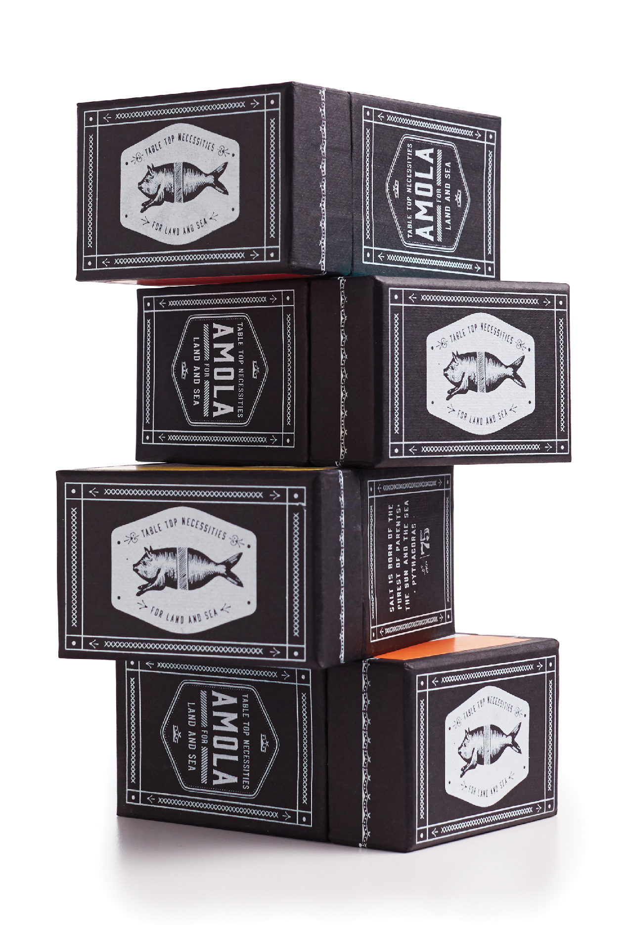 Branding and packaging design for Amola.