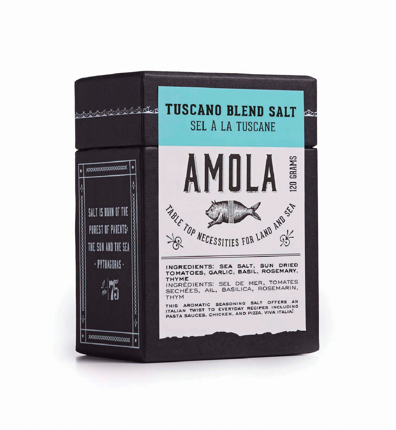 Branding and packaging design for Amola.