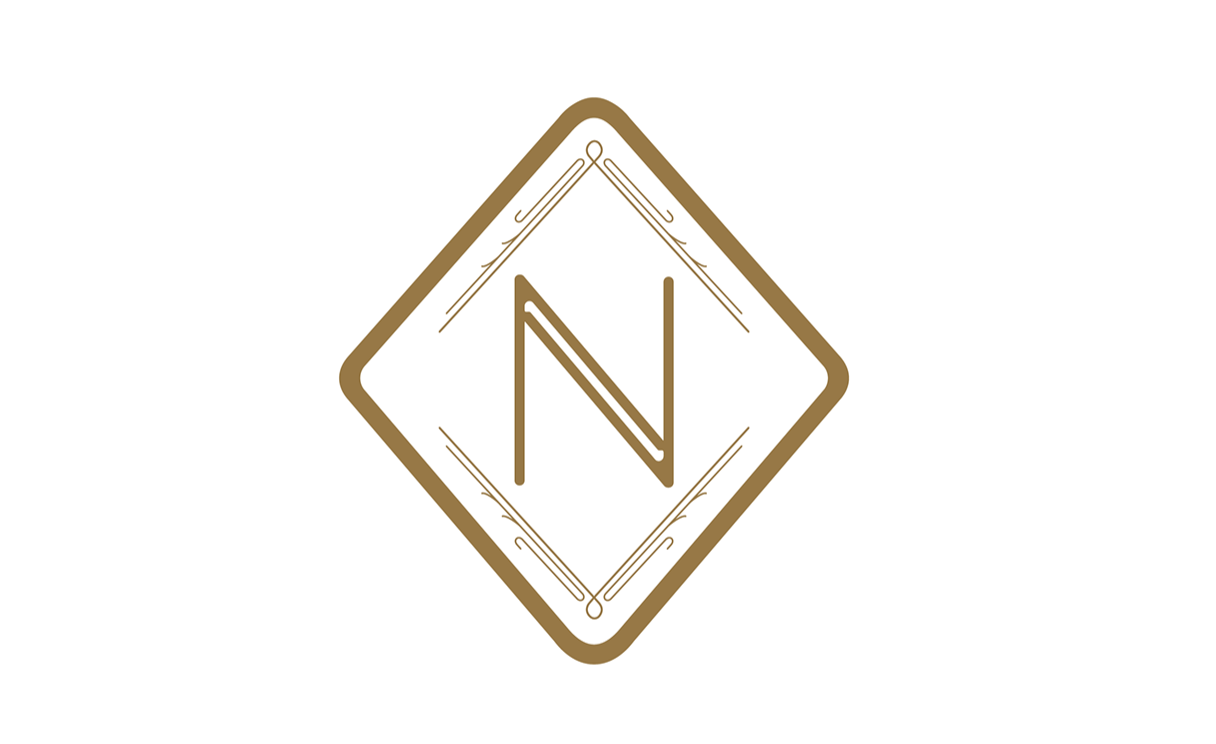 Custom monogram design for Nourish.