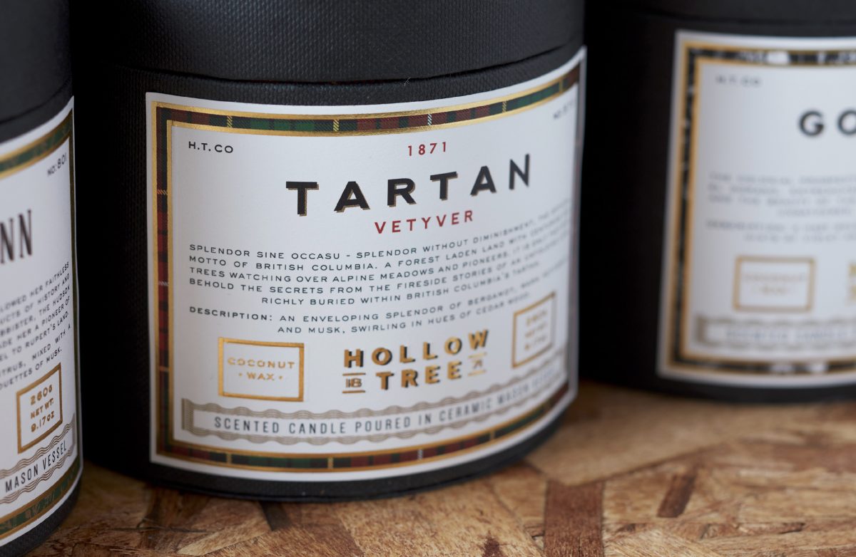 Branding and packaging design for Hollow Tree.