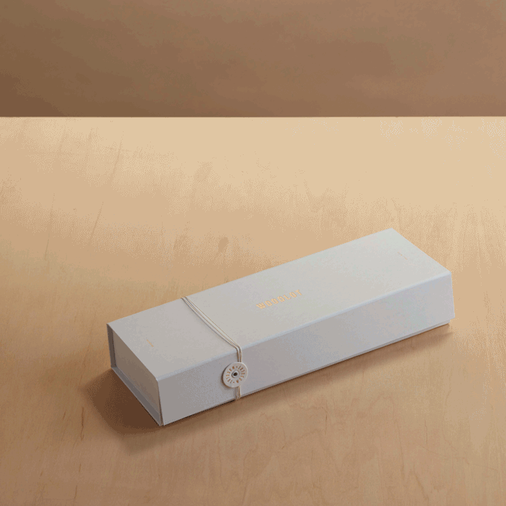 Gift box packaging design for Woodlot.