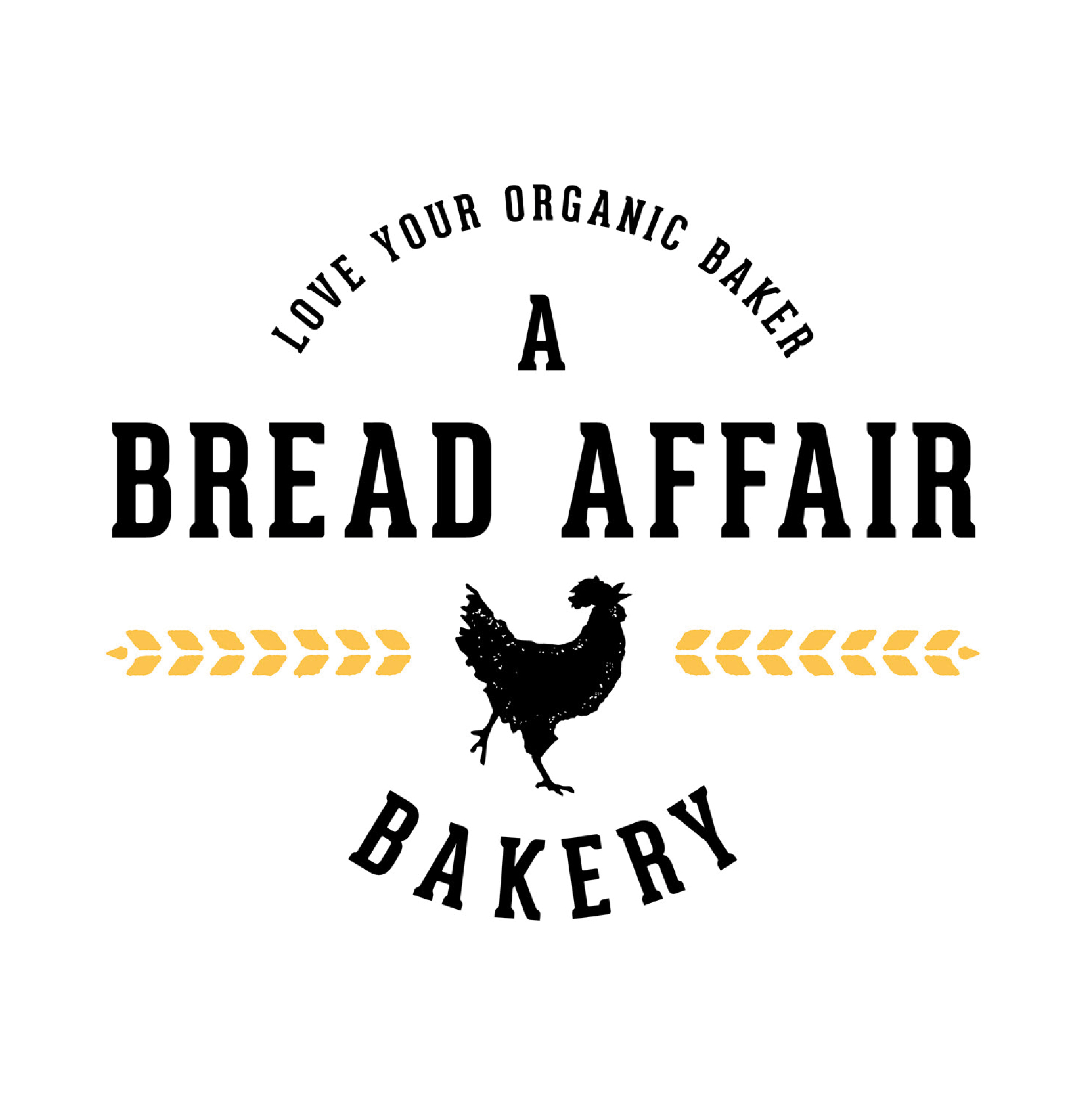 Logo design and branding for A Bread Affair Bakery