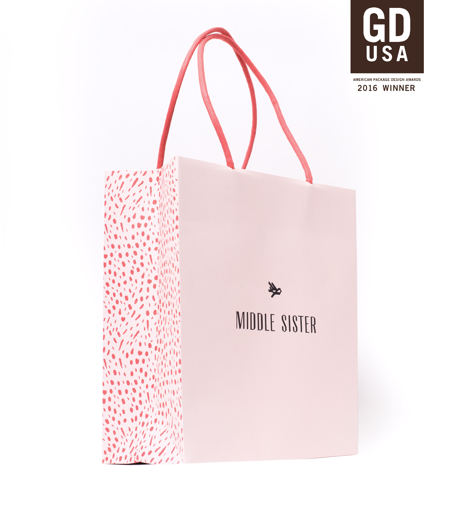 Award winning branding and packaging design for Middle Sister boutique. 