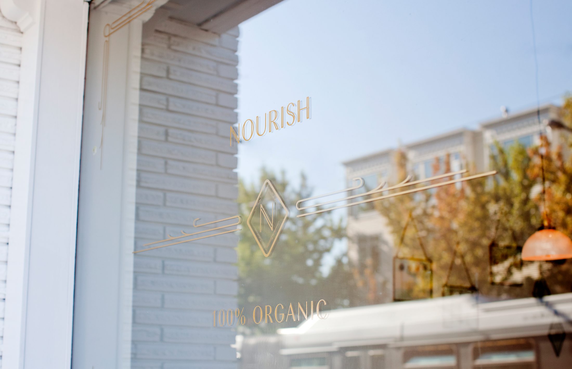 Branding and signage program for Nourish.