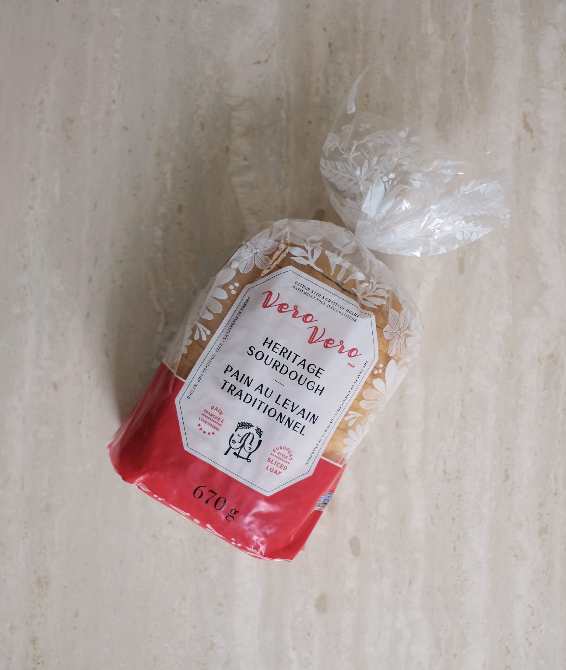 Branding and packaging design for Vero Vero breads.