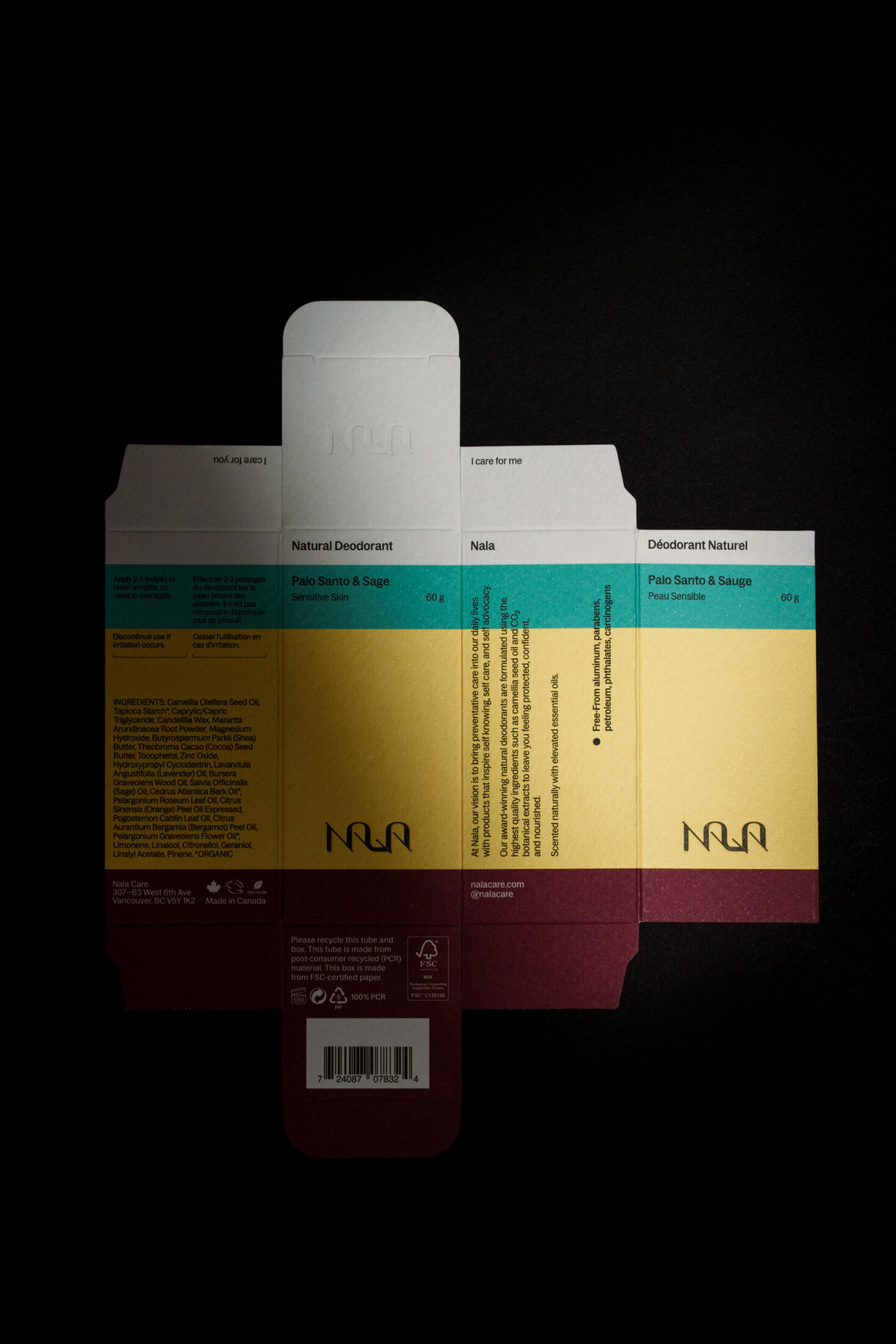 Luxury packaging design for beauty brand Vancouver. Inclusive product and interior design Paris.